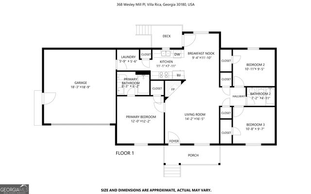 368 Wesley Mill Place, Villa Rica, GA 30180
