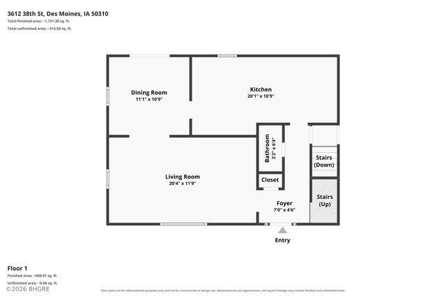 3612 38th Street, Des Moines, IA 50310