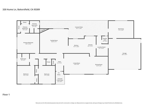 320 Hume Lane, Bakersfield, CA 93309