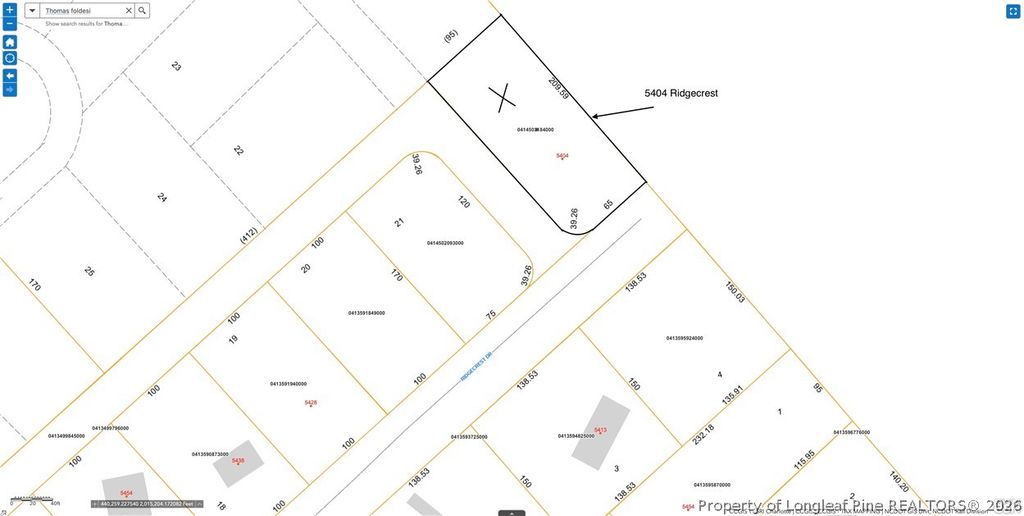 5404 Ridgecrest Drive, Hope Mills, NC 28348 — exterior