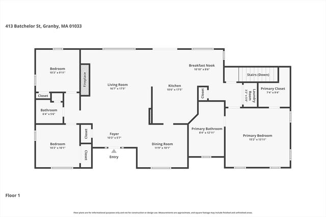 413 Batchelor St, Granby, MA 01033