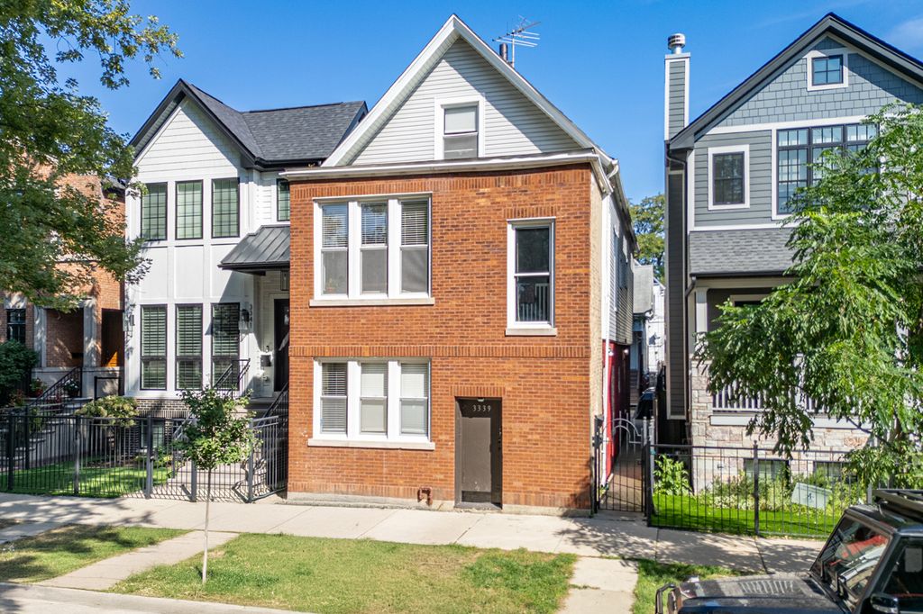 3339 N Hamilton Avenue, Chicago, IL 60618 — exterior