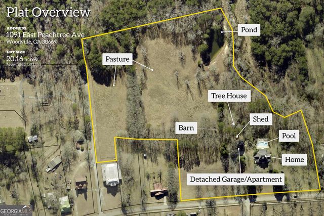 1091 E Peachtree Avenue, Woodville, GA 30669