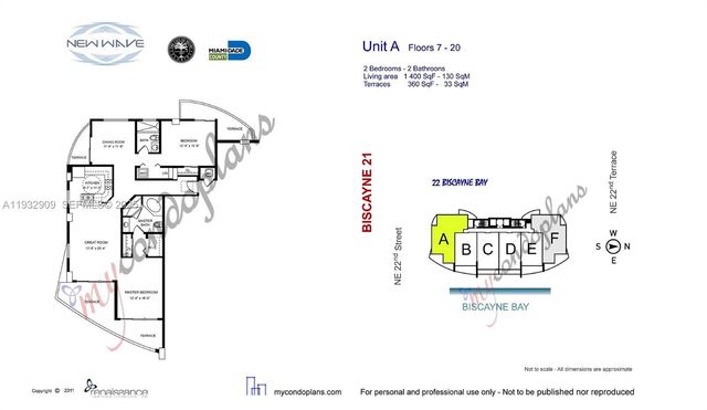 725 NE 22nd St PH1A, Miami, FL 33137