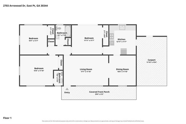 2703 Arrowood Drive, East Point, GA 30344