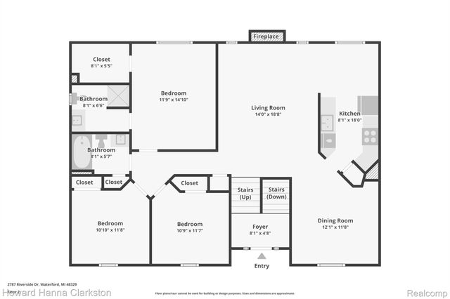 2787 Riverside Drive, Waterford Charter Township, MI 48329