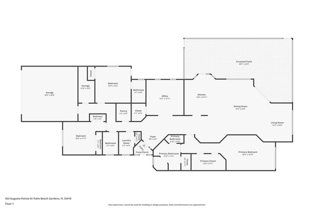 923 Augusta Pointe Drive, Palm Beach Gardens, FL 33418