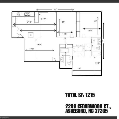 2209 Cedarwood Court, Asheboro, NC 27205