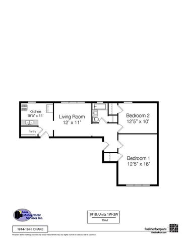 1918 N Drake Avenue 3W, Chicago, IL 60647