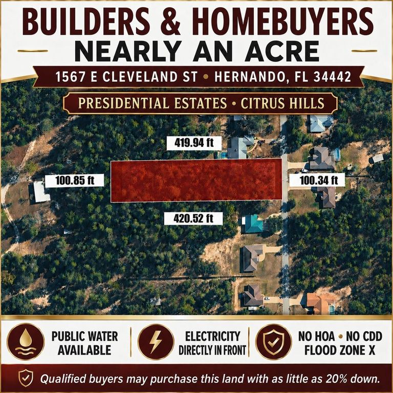 1567 E CLEVELAND STREET, Hernando, FL 34442