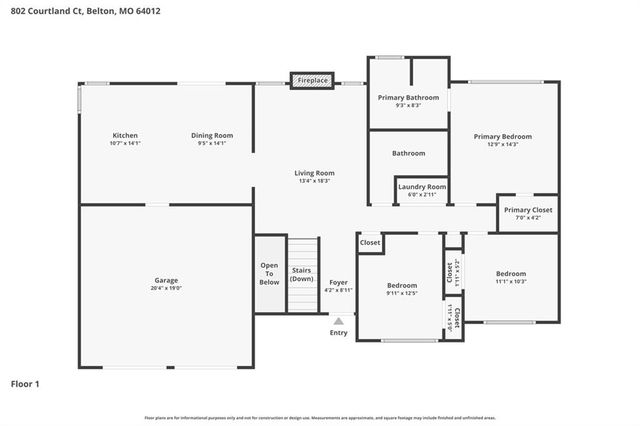 802 Courtland Court, Belton, MO 64012