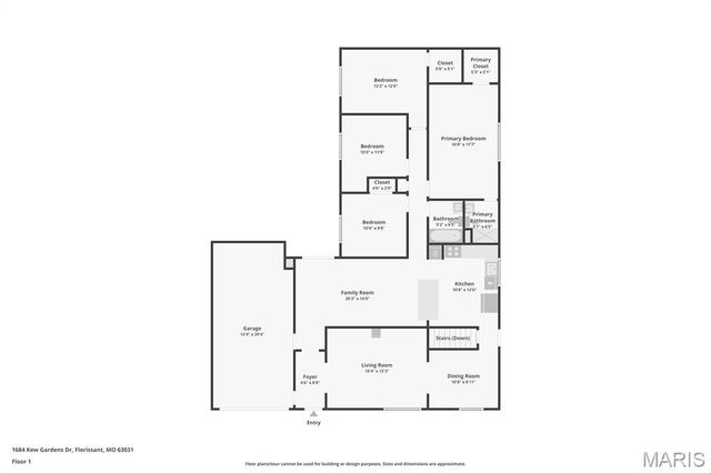 1684 Kew Gardens Drive, Florissant, MO 63031