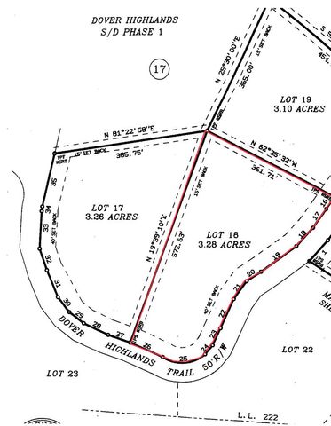LOT 18 Dover Highlands Trail, Ellijay, GA 30540