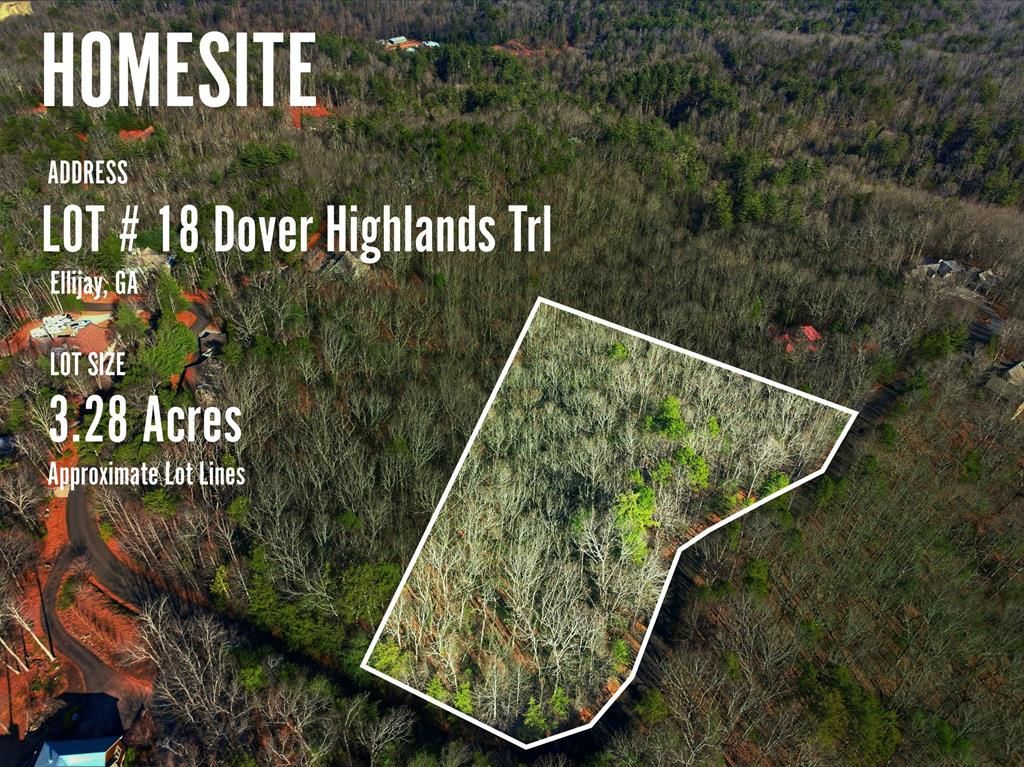 LOT 18 Dover Highlands Trail, Ellijay, GA 30540