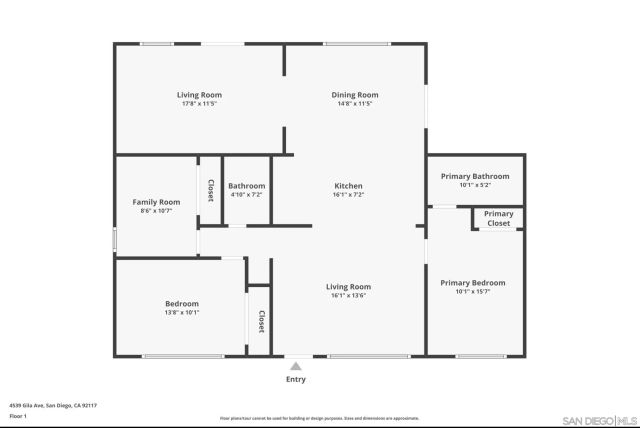 4539 Gila Ave, San Diego, CA 92117