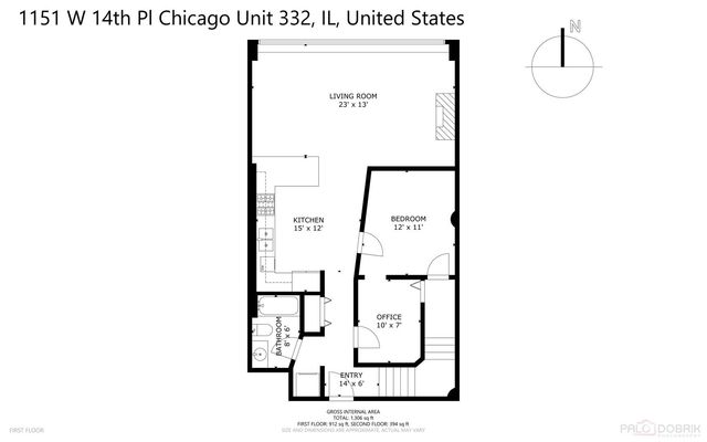 1151 W 14th Place 332, Chicago, IL 60608