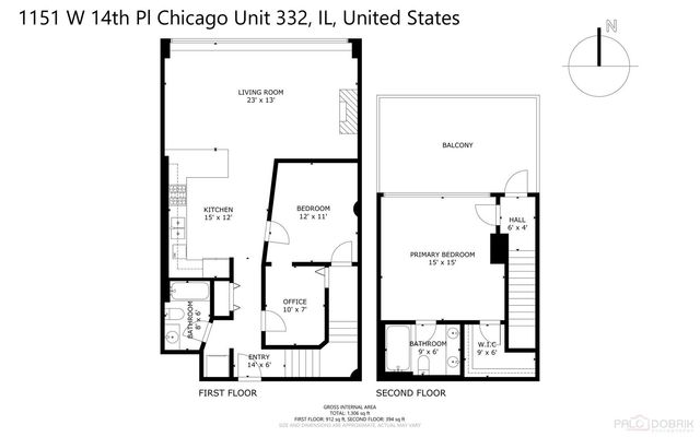 1151 W 14th Place 332, Chicago, IL 60608