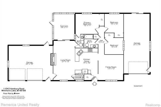 11043 Hamburg Road, Hamburg Township, MI 48189