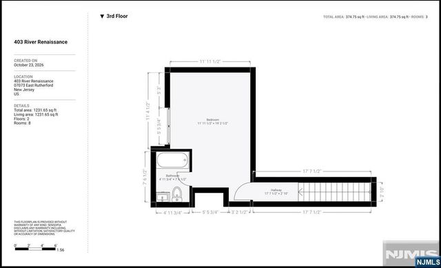 403 River Renaissance A03, East Rutherford, NJ 07073