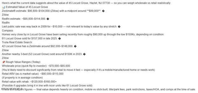 45 Locust Grove, Hazlet, NJ 07730