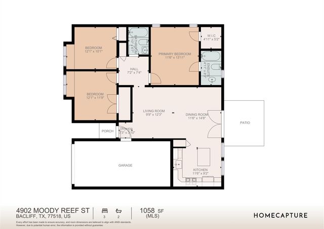 4902 Moody Reef Drive, Bacliff, TX 77518