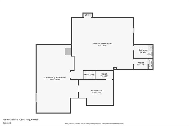 1083 NE Greenwood Court, Blue Springs, MO 64014