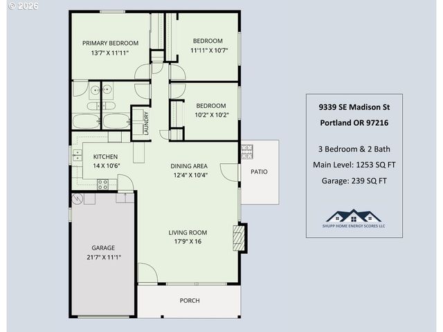 9339 Se MADISON St, Portland, OR 97216