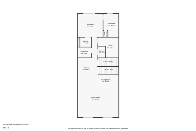 817 SE H Street, Bentonville, AR 72712