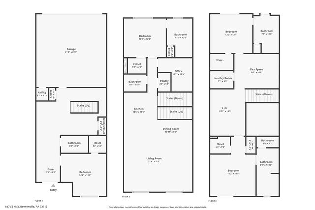 817 SE H Street, Bentonville, AR 72712