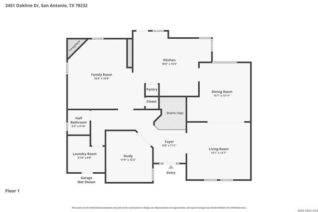 2451 OAKLINE DR, San Antonio, TX 78232