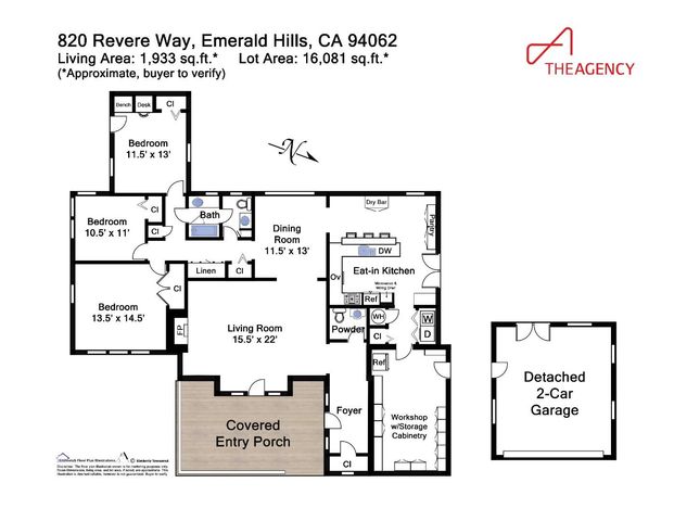 820 Revere Way, Redwood City, CA 94062