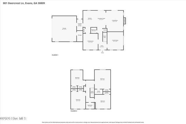 801 Deercrest Lane, Evans, GA 30809