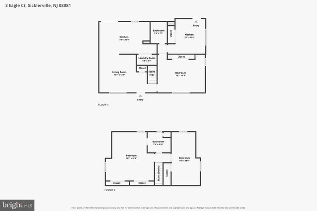 3 EAGLE CT, Sicklerville, NJ 08081