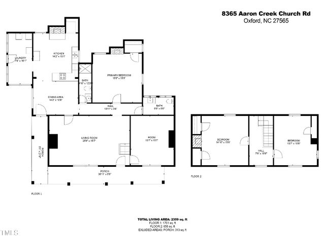 8365 Aaron Creek Church Road, Oxford, NC 27565