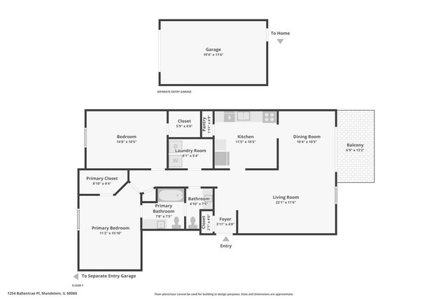 1254 Ballantrae Place D, Mundelein, IL 60060