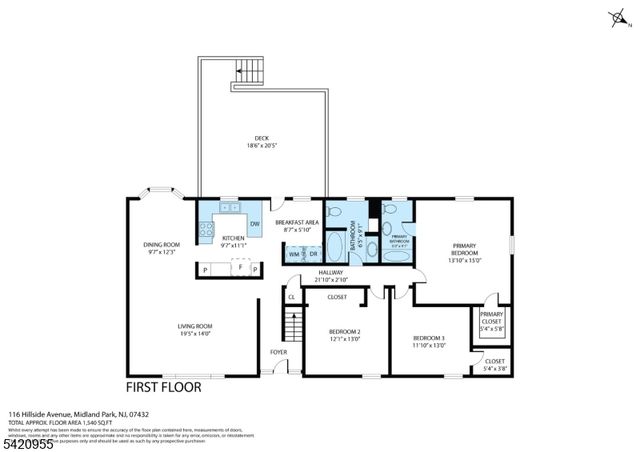 116 Hillside Ave, Midland Park Boro, NJ 07432