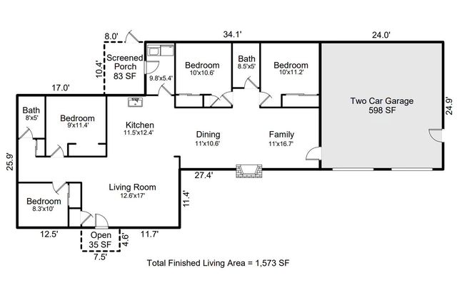 96 Oak Hill Road, Candler, NC 28715