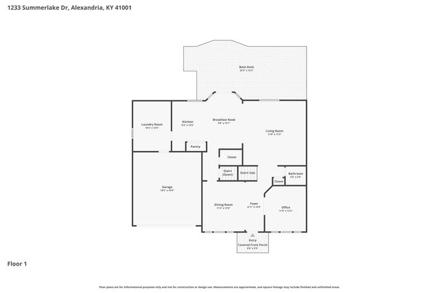 1233 Summerlake Drive, Alexandria, KY 41001