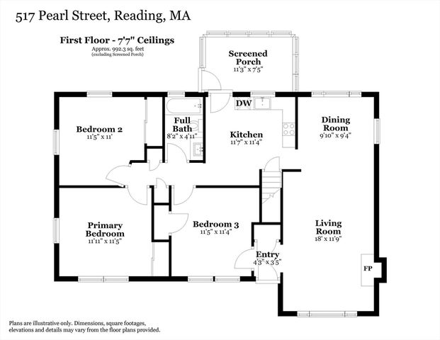 517 Pearl St, Reading, MA 01867