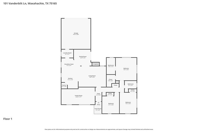 101 Vanderbilt Lane, Waxahachie, TX 75165