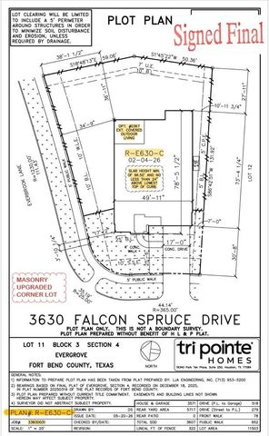 3630 Falcon Spruce Drive, Richmond, TX 77406