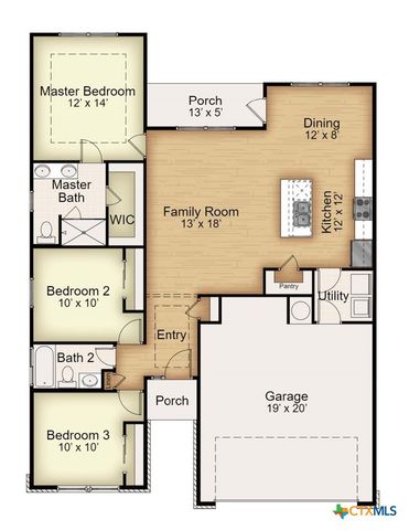1257 Aurora Grove Bend, Temple, TX 76502