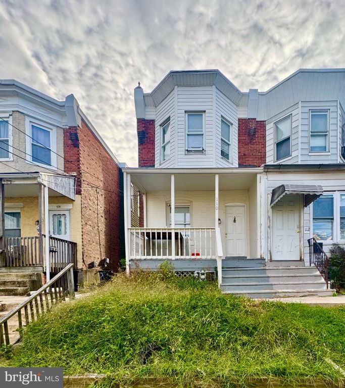 110 HILLSIDE AVE, DARBY, PA 19023 — exterior