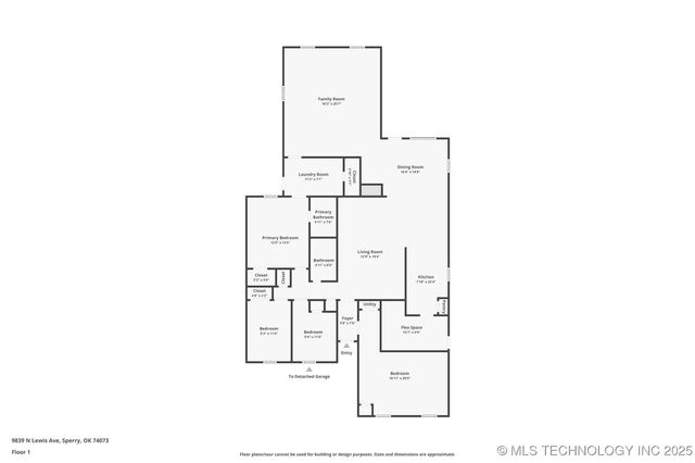 9839 N Lewis Avenue, Sperry, OK 74073