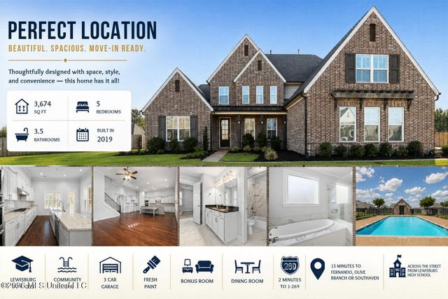 7198 E Harrier Drive, Olive Branch, MS 38654