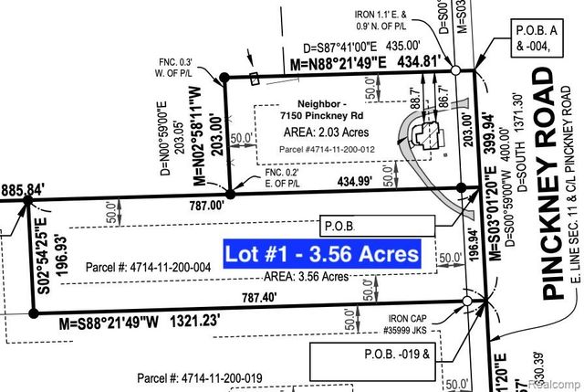 Lot 1 Pinckney Road, Pinckney, MI 48169