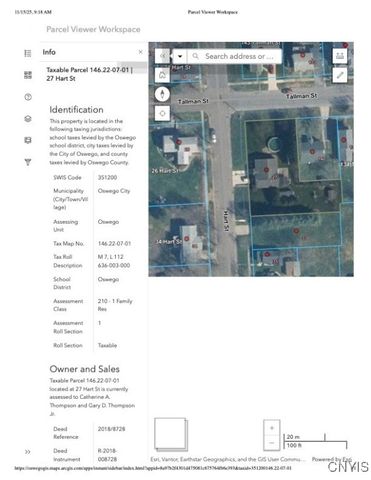 27 Hart Street, Oswego, NY 13126