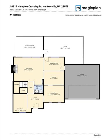 16919 Hampton Crossing Drive, Huntersville, NC 28078