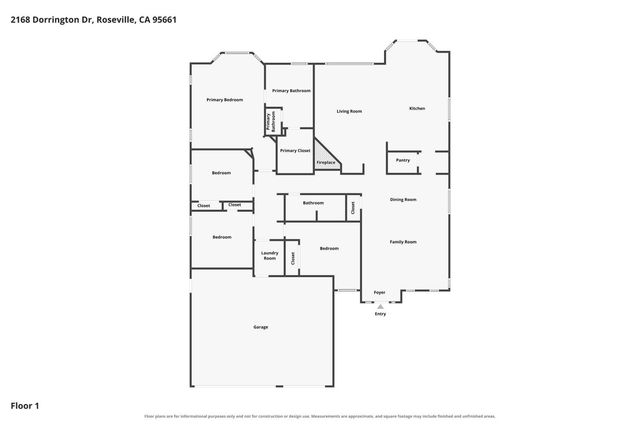 2168 Dorrington Dr, Roseville, CA 95661