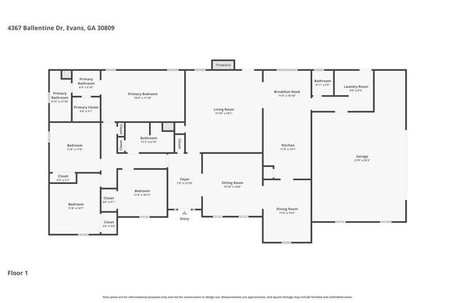 4367 Ballentine Drive, Evans, GA 30809